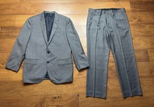 J Crew Ludlow Classic Suit Mens 42R Gray Slim 34X29.5 Tollegno 1900 Full Wool