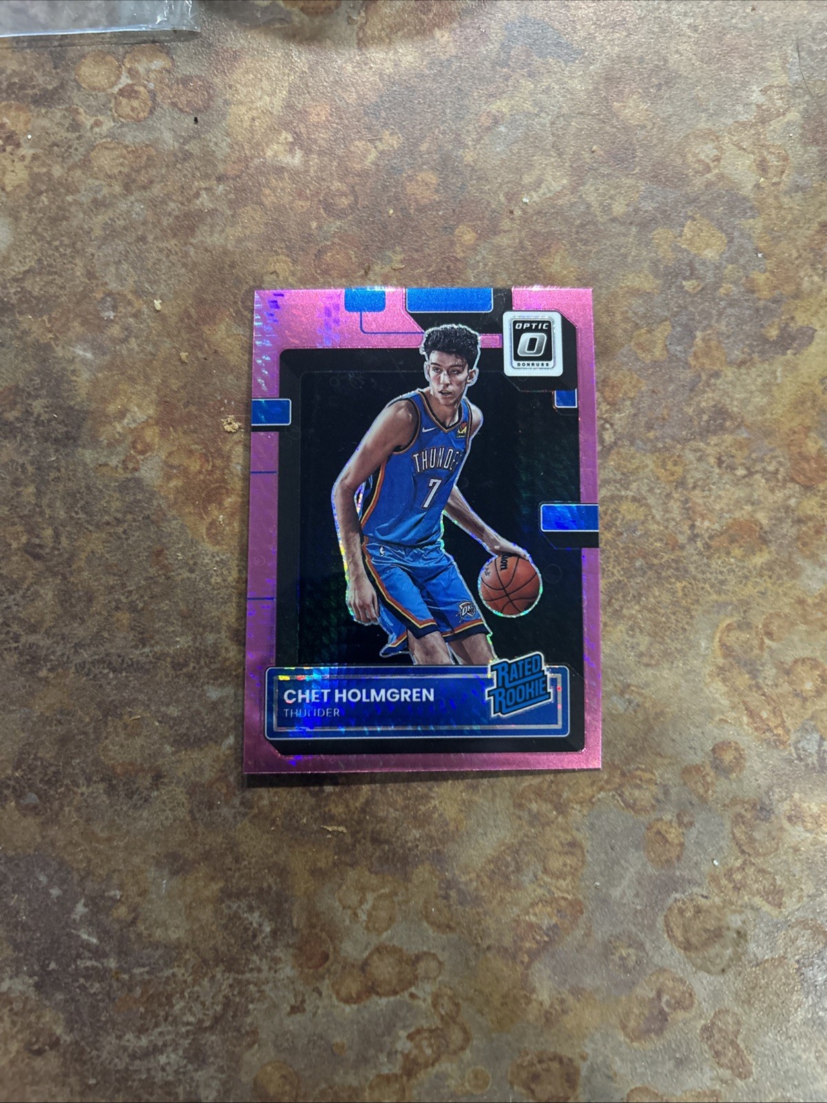 2022-23 Panini Donruss Optic - Rated Rookie Chet Holmgren #208 Pink Hyper Prizm