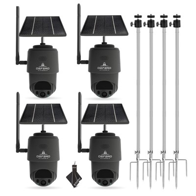 TACTACAM   Defend 360 Cellular Security Camera, 4K Photos, 1080p Video, Solar...