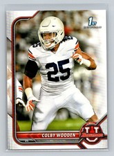 2021 Bowman University Colby Wooden Auburn Tigers #88