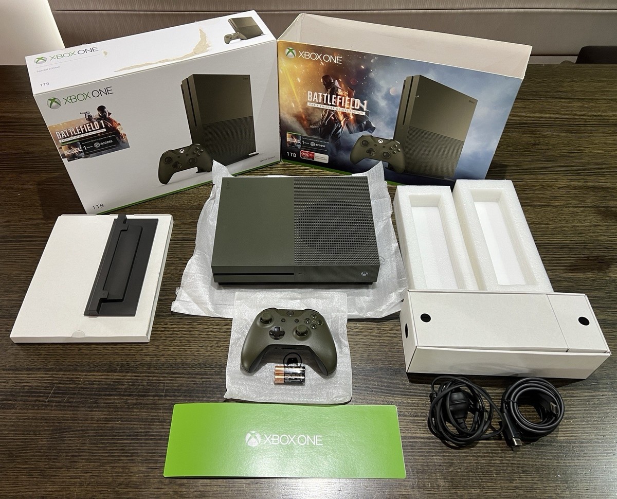 Xbox One S 1TB Battlefield 1 Console - Limited Edition
