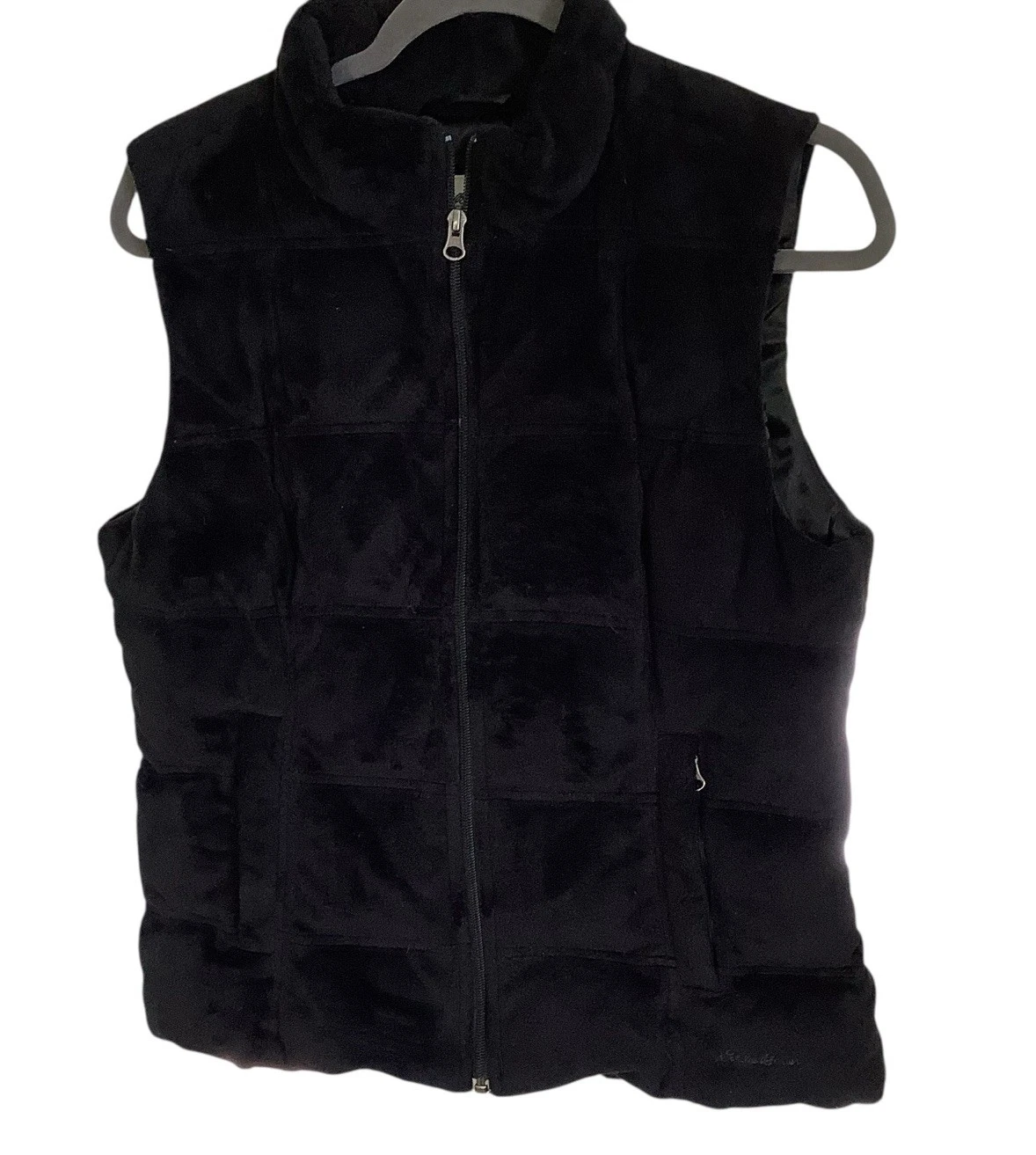 Eddie Bauer Premium Goose Down Vest Men’s M Black Insulated Outdoor Winter
