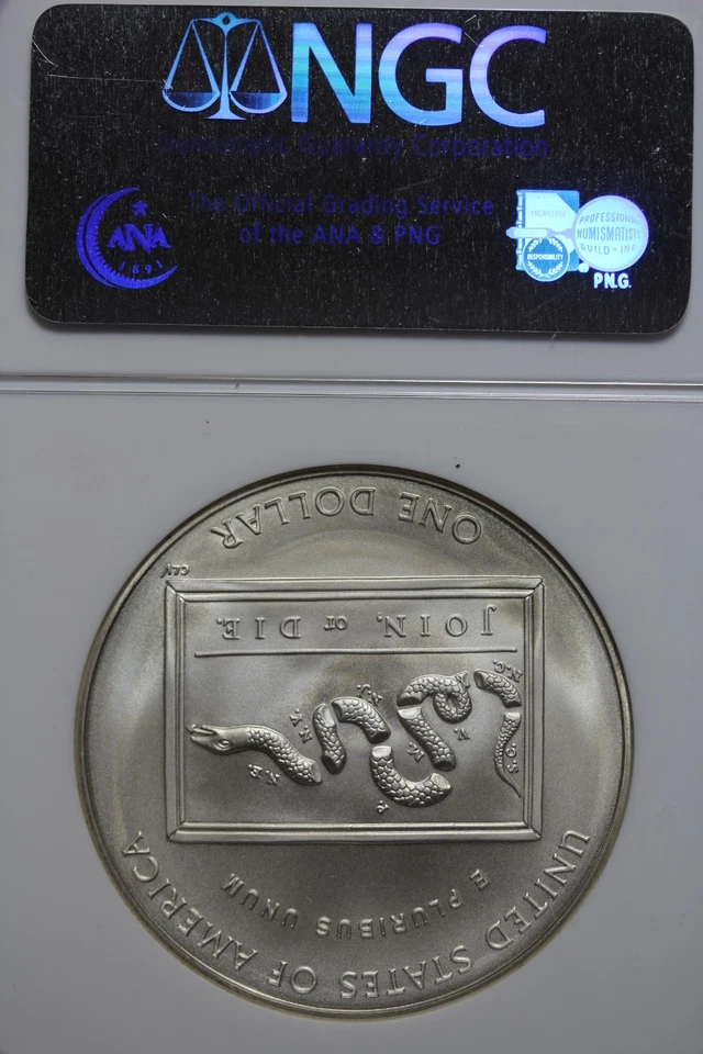 2006 P NGC MS69 BEN FRANKLIN SCIENTIST COMMEMORATIVE DOLLAR #B50934 - Image 2 of 2