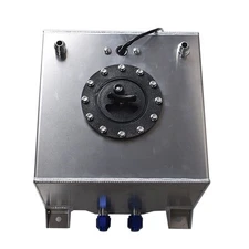 Racing/street Fuel Cell Gas Tank +Level Sender Drift/polished 5 Gallon