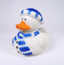Rubber Duck Jeep Blue Winter Scarf Hat 2" Duckie Toy