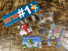 Supreme Cactus Keychain Bouncy Ball Parachute Trooper Toy Bundle