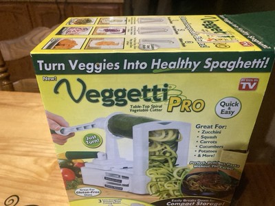 Veggetti Pro Table-top Spiral Vegetable  Cutter As Seen on TV!