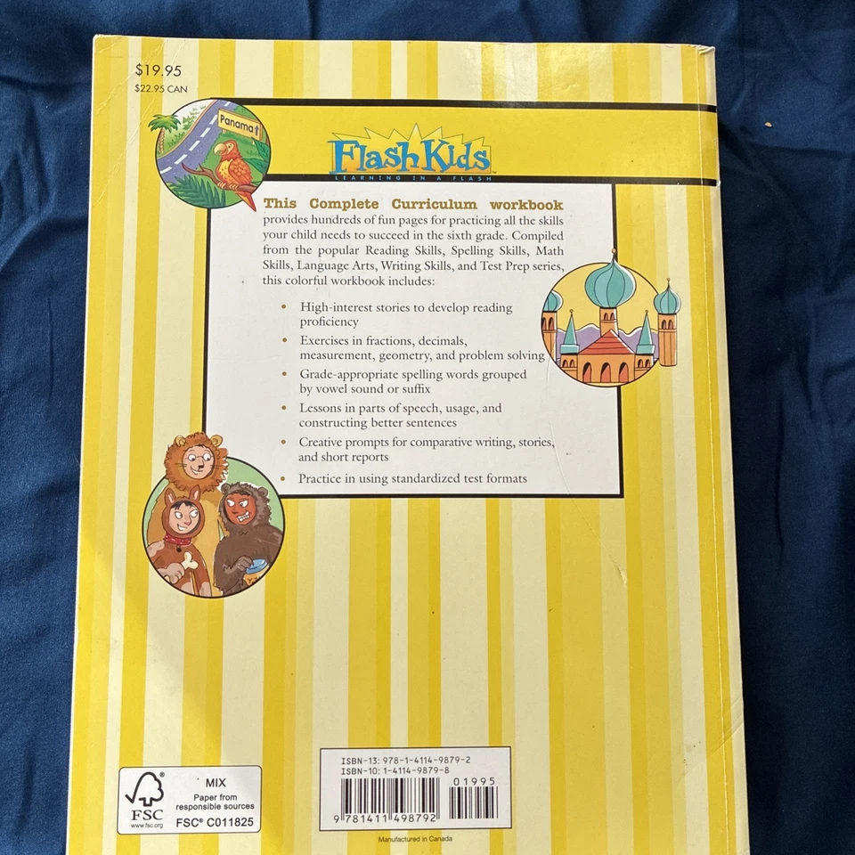 Complete Curriculum: Grade 6 (Flash Kids Harcourt Family Learning) - Image 3 of 4