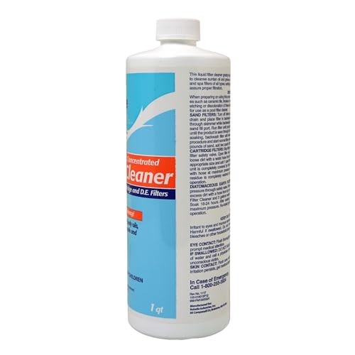 Pool Mate 1-2702 Liquid Swimming Pool Filter Cleaner, 1-Pack