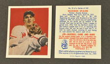 1988 CCC 1949 Bowman Reprints #33 Warren Spahn - Boston Braves
