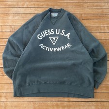 VTG 90s Guess Jeans USA Authentic Puff Print ...