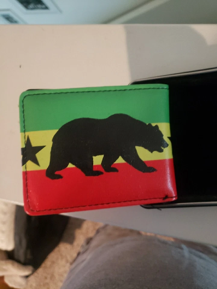 New Buckle Down California BiFold Wallet With Bear - Image 3 of 4