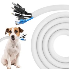 Cord Protectors from Pets No Chew 25ft 1/2 inch Ultra Durable Secbolt Covers