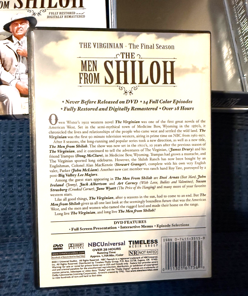 その他 Men From Shiloh [DVD] Men from Shiloh The Virginian Complete Season Series Nine 9 DVD