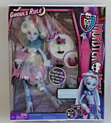 Monster High Dolls Ghouls Rule ABBEY BOMINABLE Doll - NIB - 2012