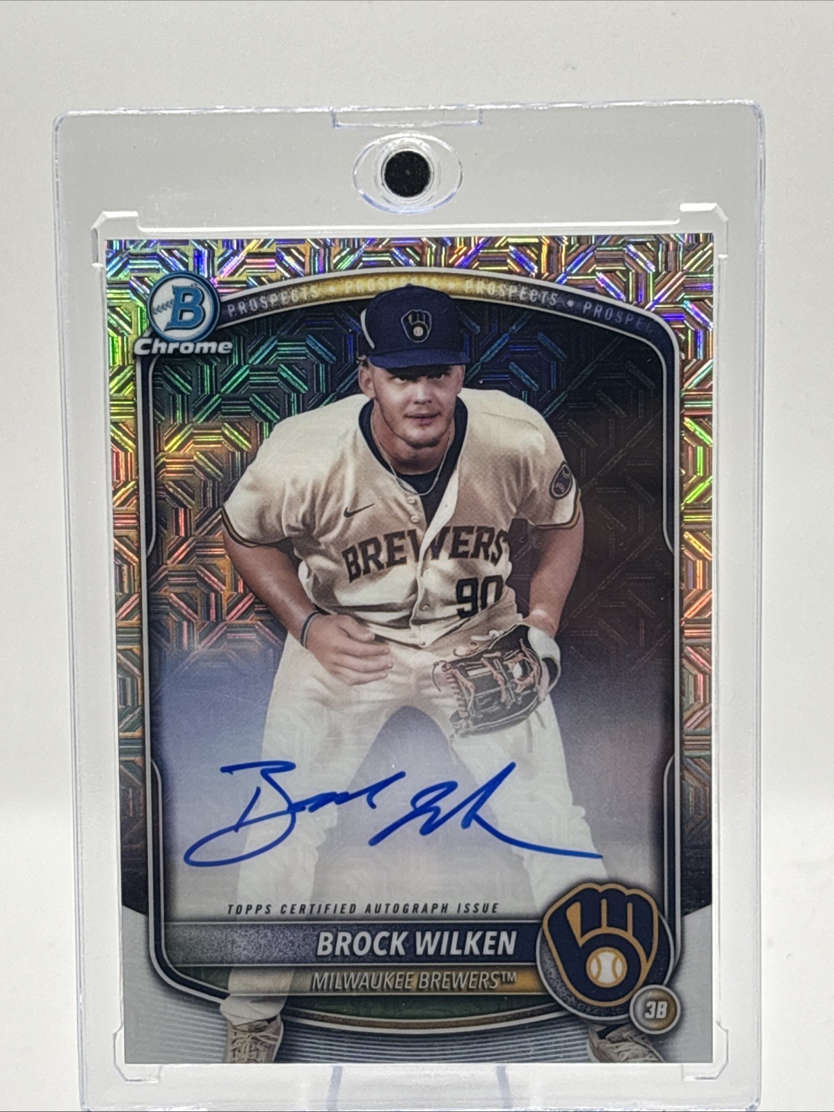 2025 Bowman - Chrome Prospect Mega Box Autographs Brock Wilken #BMA-BW (AU, RC)