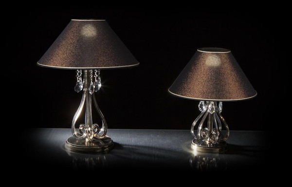 Lampe Leuchte Kristall Elite Bohemia Steh Nachttisch Neu Schreibtisch Tischlampe-image