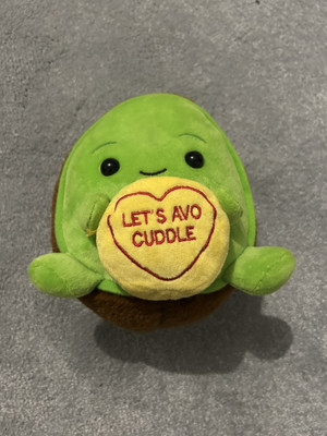 Let's Avo Cuddle Love Herzen Swizzels 7 Zoll Stofftier Plüschtier Tröster Werbung