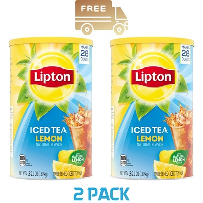 Lipton Sweetened Iced Tea Lemon 28 QT - Free Shipping (2 Pack)