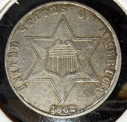 1862-P Three Cent Silver — photo from another recent sale