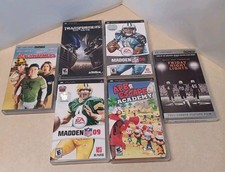 Sony Playstation Portable PSP Game/ Movie Lot 4 Games CIB And 2 Movies 6 Total 