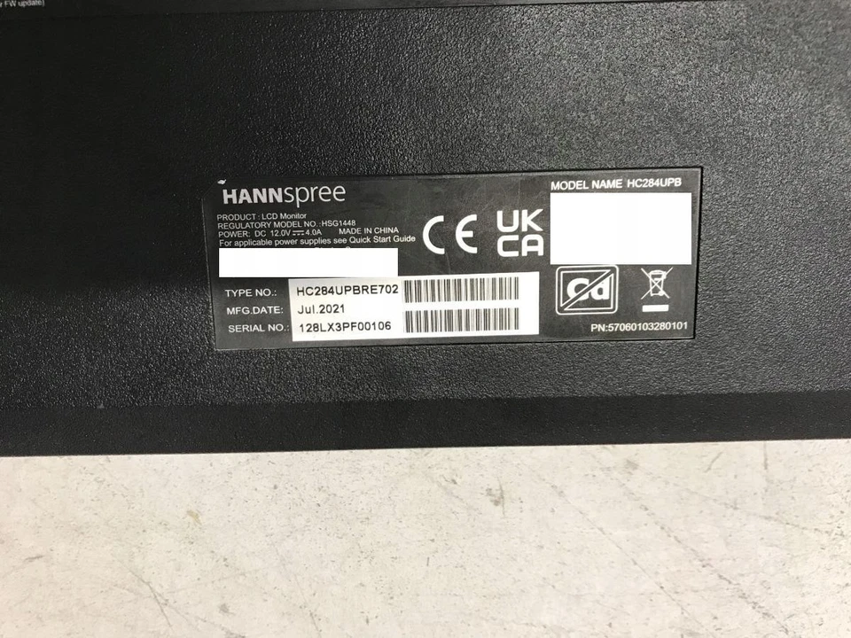 DEFEKT HANNSPREE HC284UPB 71,1 cm (28 Zoll) 4K ULTRA HD - Bild 3 von 4