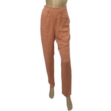 HERMES Paris Vintage Coral High Waisted Pants Trousers