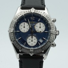 BREITLING SIRIUS A53011 HERREN UHR CHRONOGRAPH QUARZ BLAU SAPHIRGLAS 39MM BR908