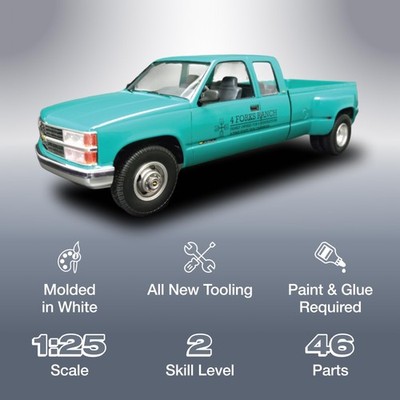 AMT 1996 Chevrolet C-3500 Dually 1996 Dually, Multicolour
