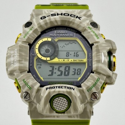 CASIO G-SHOCK RANGEMAN GW-9404KJ-3JR EARTHWATCH Triple Sensor Solar Green Uhr
