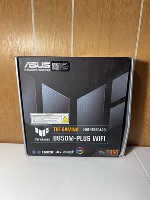 ASUS TUF GAMING B850-PLUS WIFI AMD AM5 B850 ATX motherboard- Open Box!