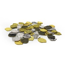Mixed Metal Gold and Silver Pirate Doubloons