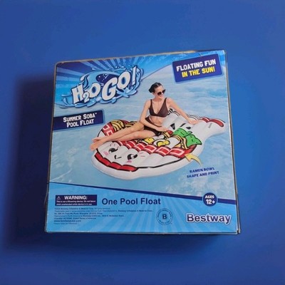 H2OGO! Summer Soba  Ramen Noodle Inflatable Pool Float/ Water Raft