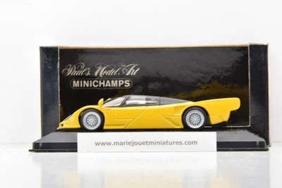 DAUER PORSCHE 962 STREET VERSION 1994 YELLOW MINICHAMPS 1/43 NEUF EN BOITE - Photo 1/4
