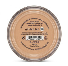 bareMinerals Original SPF 15 Loose Powder Foundation Golden Tan W30 8g New
