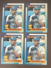 Topps 1990 Ken Griffey Jr Seattle Mariners 4 card lot MLB Baseball