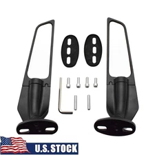 Adjustable Side Mirrors Rearview Wind Wing Mirror For Suzuki GSXR 600 750 1000