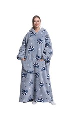 Blanket Hoodie Long,Extra Long Wearable Blanket Oversized Hoodie Blanket Hood...