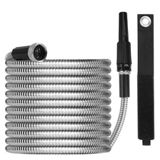 75ft Garden Hose Made by Metal with Super Tough and Soft Water Hose, Househol...