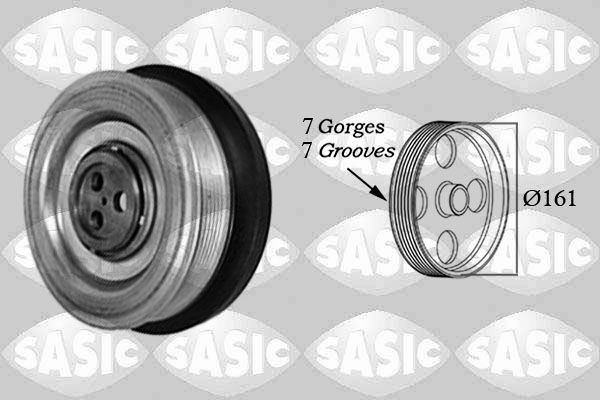 Sasic Riemenscheibe, Kurbelwelle 2156057 FüR Ford-image