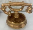 Vintage 7 7/8" x 8” Stangl 22K “Granada Gold” Candlestick Telephone Planter