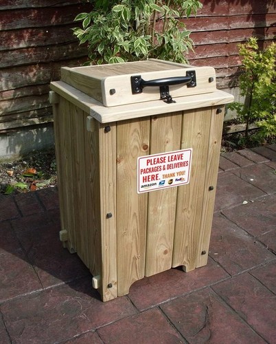 Please Leave Packages Deliveries Here METAL SIGN 12" x 8" Delivery Waterpoof - Picture 4 of 6