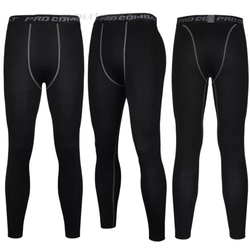 Herren Kompressions Leggings Hose Trousers Fitness Baskerball Jogginghose HEISS - Bild 17 von 24