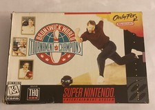 Brunswick World Tournament of Champions Super Nintendo, SNES W/ Box & Manual CIB