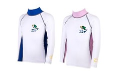IST DSK46 Unisex Kids Long Sleeve Spandex Rash Guard