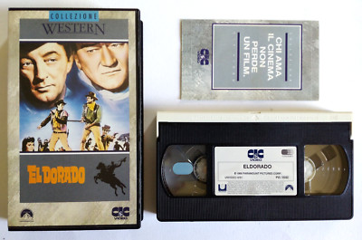 VHS El Dorado Western Film John Wayne Robert Mitchum Cic Videokassette (V145)