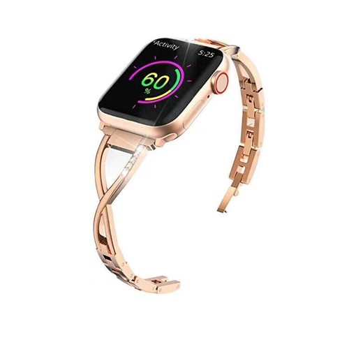 Metal Wrist Band Bracelet for Apple Watch Series Ultra 9 8 7 6 5 4 38/40/41/45mm - 第 17/17 張圖片