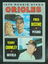 1970 Topps #121 Baltimore Orioles Rookie Stars Card Fred Beene Terry Crowley