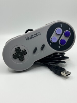 KIWITATA Classic SNES USB Controller for Retro Gamings, Super NES Wired USB