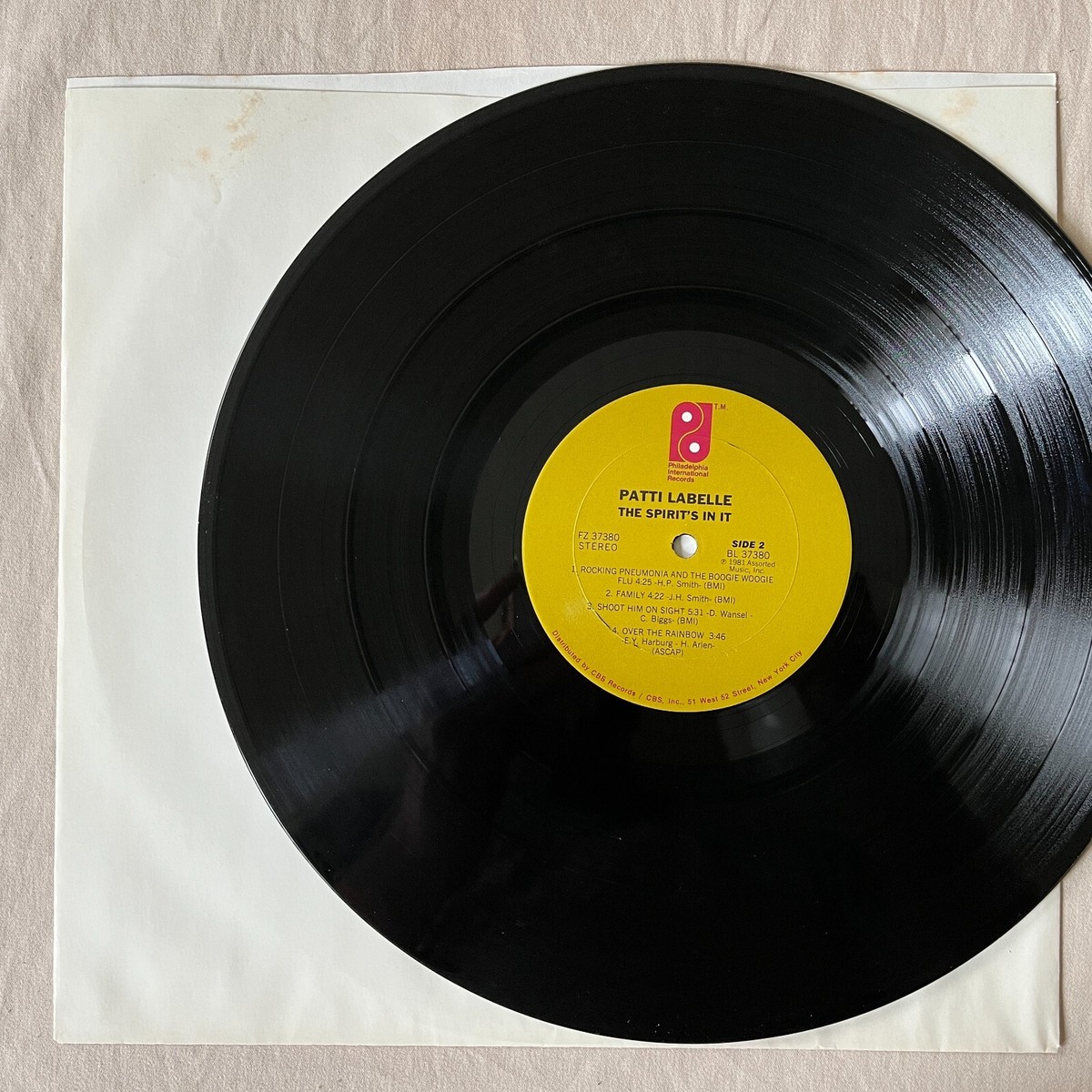 PATTI LABELLE The Spirit's In It 1981 Vinyl LP Phili